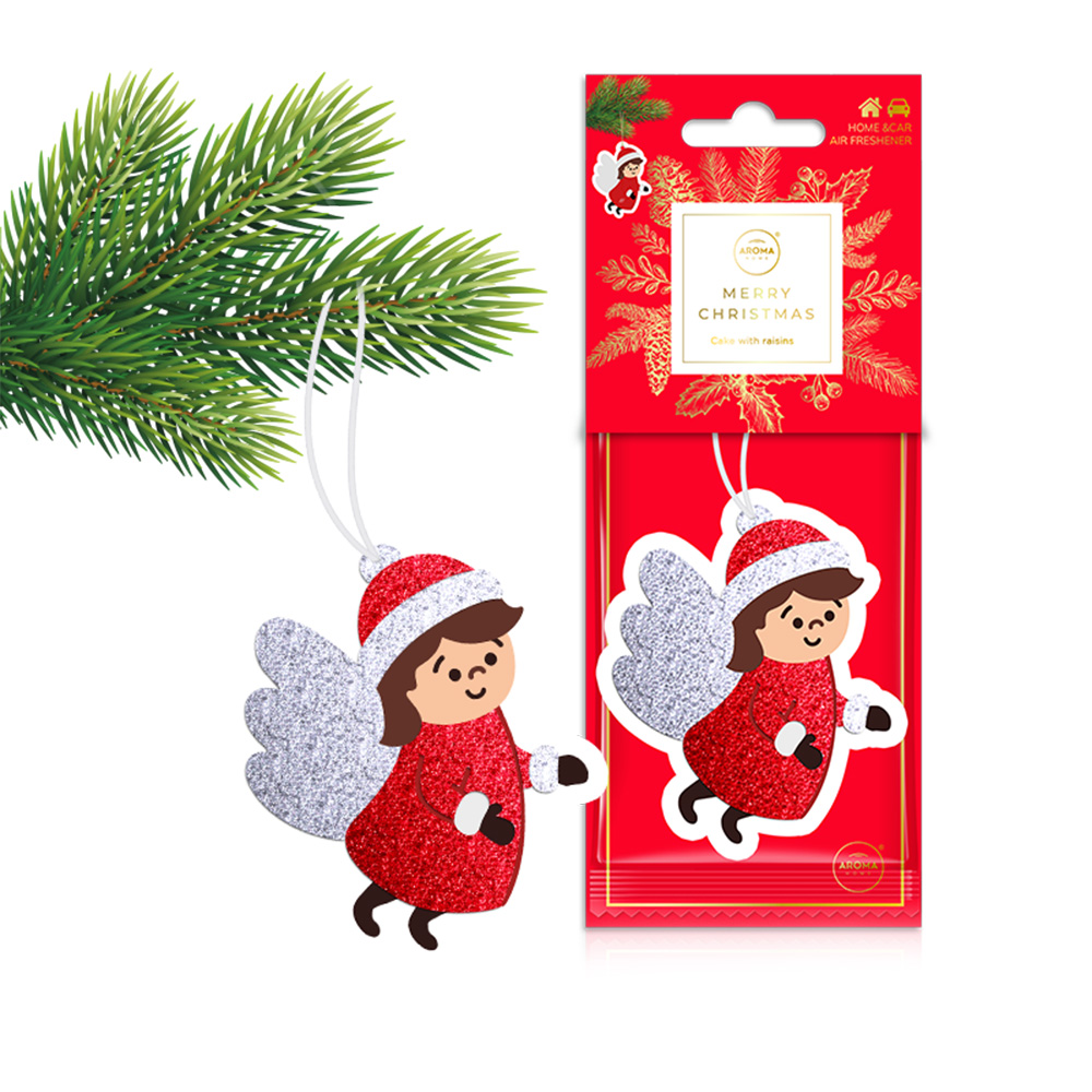 Ароматизатор "Янгол" Aroma Home Merry Christmas - Cake with raisins (836889)