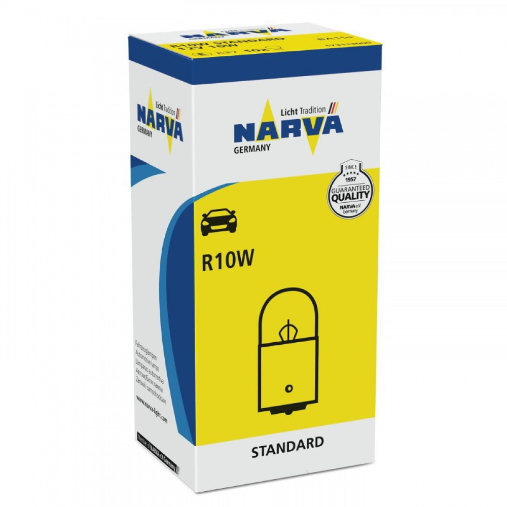 Лампа автомобільна сигнальна NARVA R10W 17311 1 шт (240064)