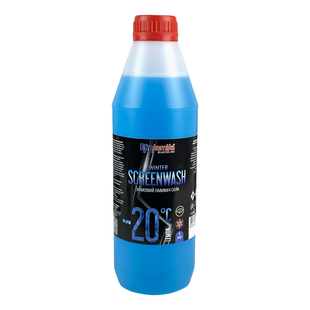 Зимовий омивач скла -20 °С 1 л Ekokemika Black Line Winter SCREENWASH (677104)