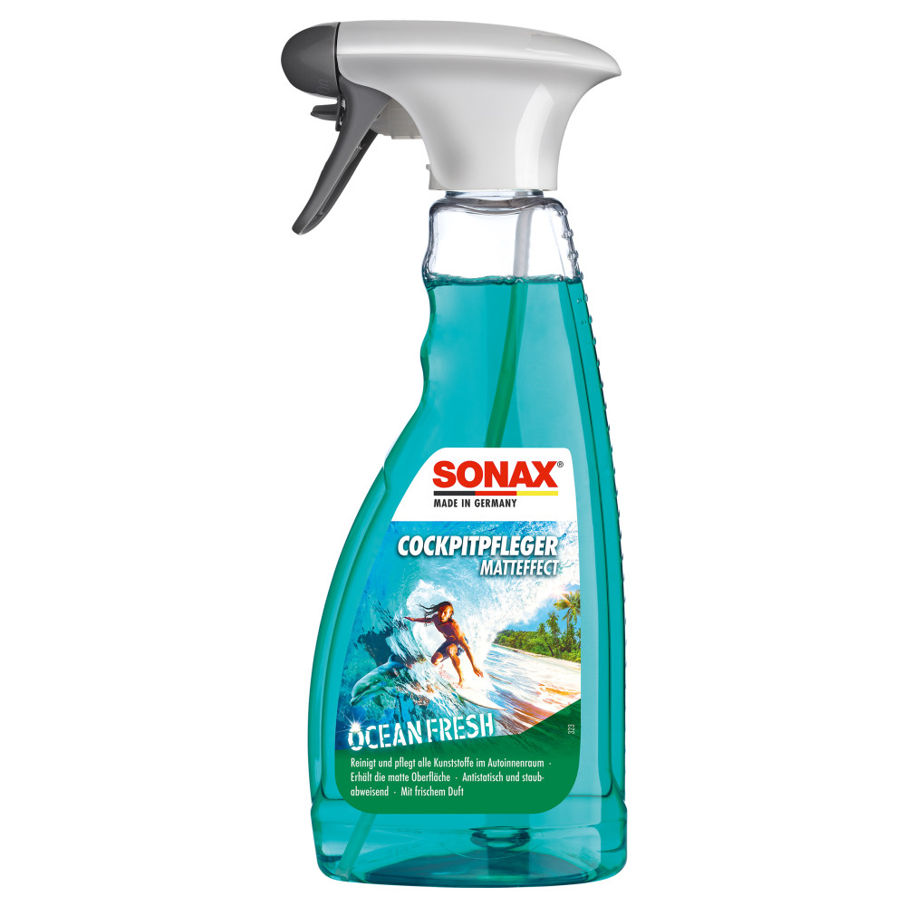 Очищувач-поліроль пластика матовий 500 мл SONAX Cockpitpfleger - ocean-fresh (364241)