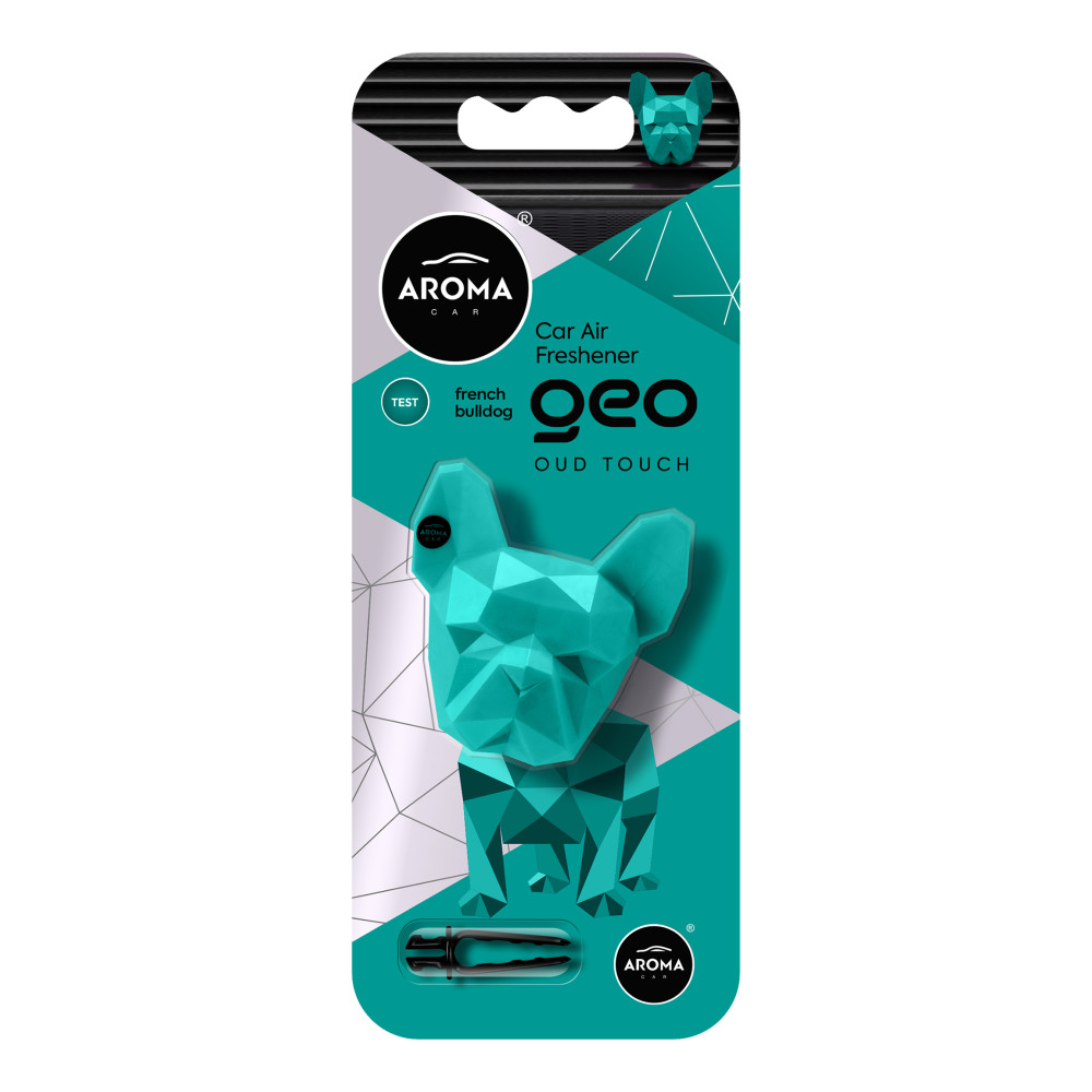 Автомобільний полімерний ароматизатор Aroma Car GEO Dog - Oud Touch (12153)