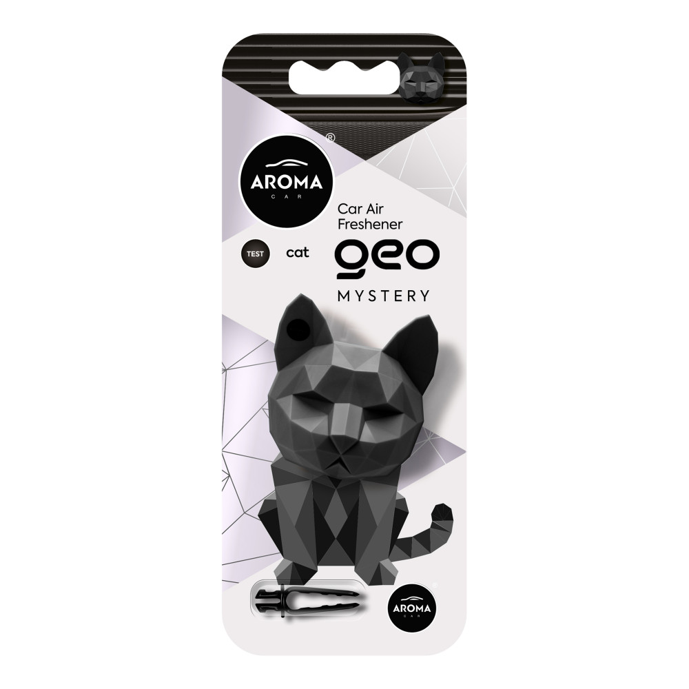 Автомобільний полімерний ароматизатор Aroma Car GEO Cat - Mystery (12058)