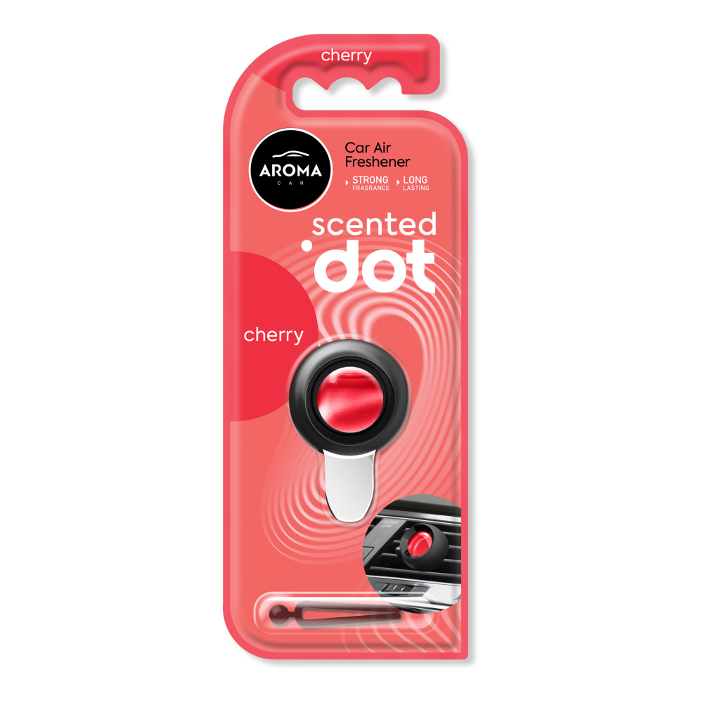 Автомобільний мембранний ароматизатор Aroma Car Scented Dot - Cherry (12041)
