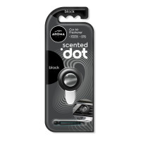 Автомобільний мембранний ароматизатор Aroma Car Scented Dot - Black (12039)