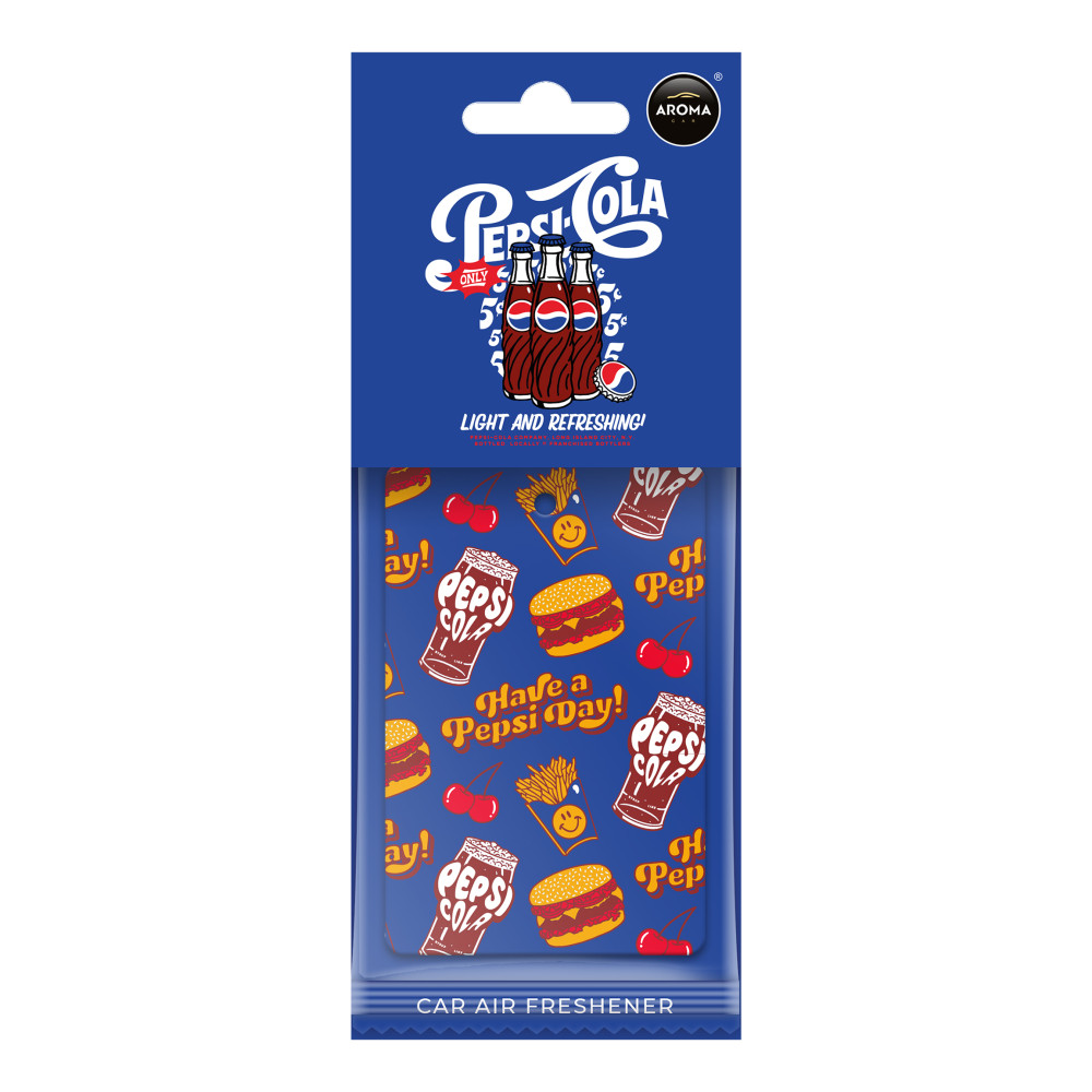 Автомобільний ароматизатор Aroma Car PEPSI Cellulose Fast Food (10247)