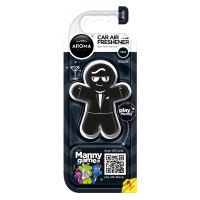 Автомобільний ароматизатор Aroma Car Manny - Black (92993)