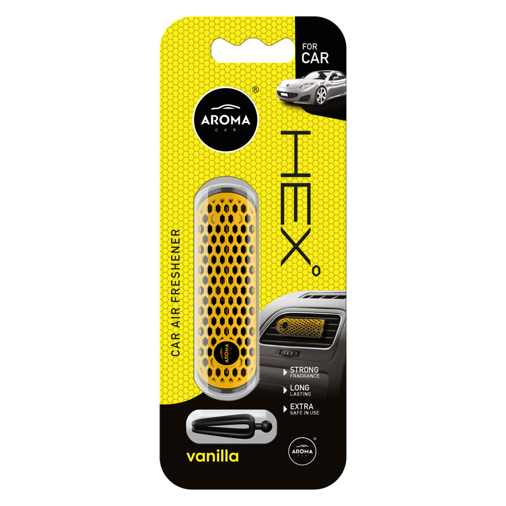 Автомобільний ароматизатор Aroma Car HEX - Vanilla (83577)