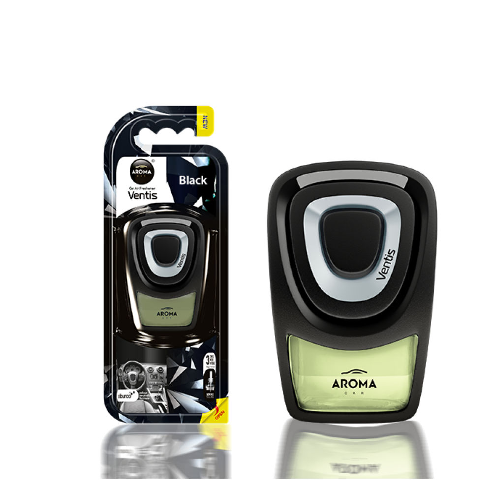Автомобільний ароматизатор Aroma Car Ventis - Black 8 мл (631043)