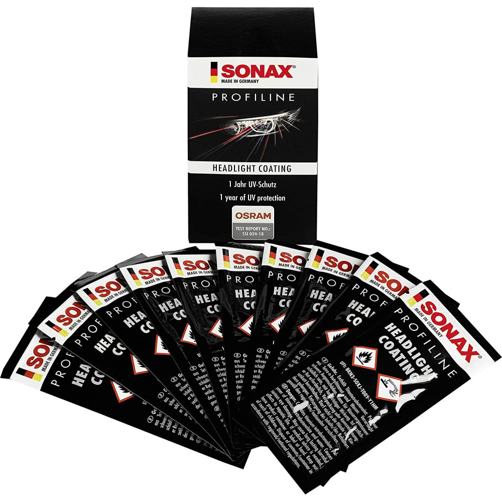 Керамічне захисне покриття для пластикових фар SONAX PROFILINE Headlight Coating UV-filter (276541)