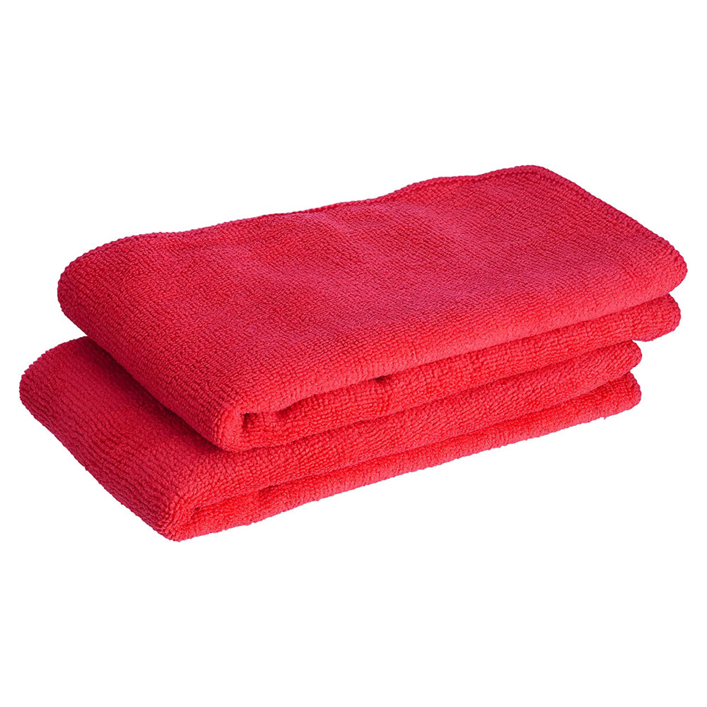 Набір серветок з мікрофібри для кузова червона 2 шт 40х40 см SONAX Microfibre Cloths Outside (416241)