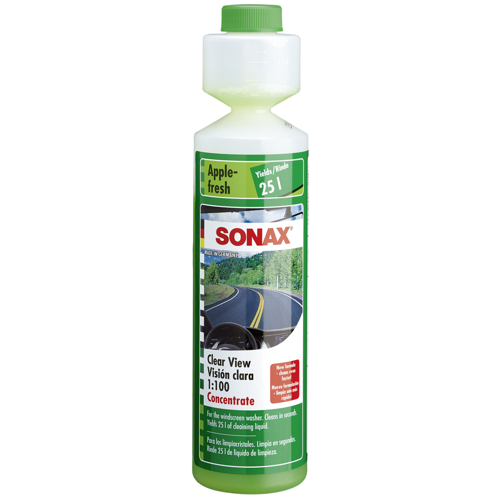 Концентрат омивача скла літній 1: 100 250 мл SONAX - Apple Fresh (372141)
