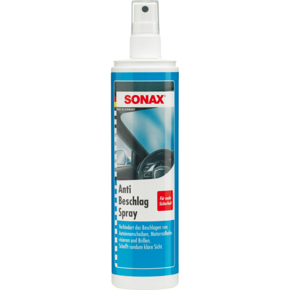 Спрей проти запотівання скла 300 мл SONAX Antibeschlagspray (355041)