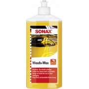 Шампунь для мийки автомобіля з воском 500 мл SONAX Wasch + Wax (313200)