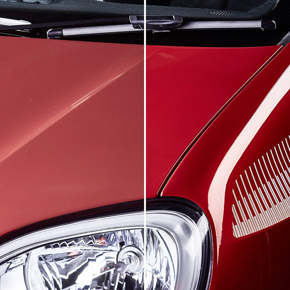 Кольоровий поліроль з воском червоний 500 мл SONAX Polish & Wax Color NanoPro (296400)