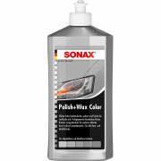 Кольоровий поліроль з воском сірий 250 мл SONAX Polish & Wax Color NanoPro (296341)