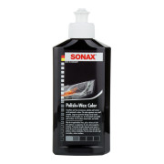 Кольоровий поліроль з воском чорний 250 мл SONAX Polish & Wax Color NanoPro (296141)
