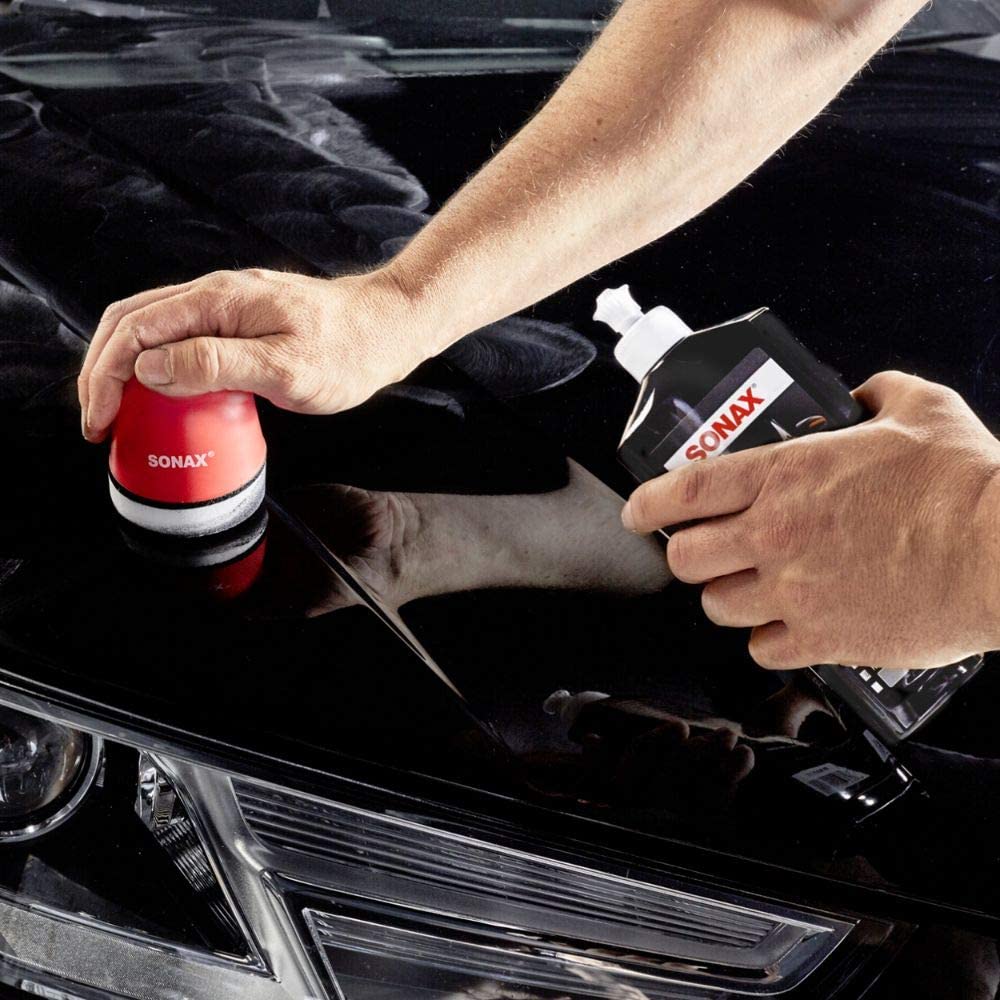 Кольоровий поліроль з воском чорний 500 мл SONAX Polish & Wax Color NanoPro (296100)