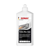 Кольоровий поліроль з воском білий 500 мл SONAX Polish & Wax Color NanoPro (296000)