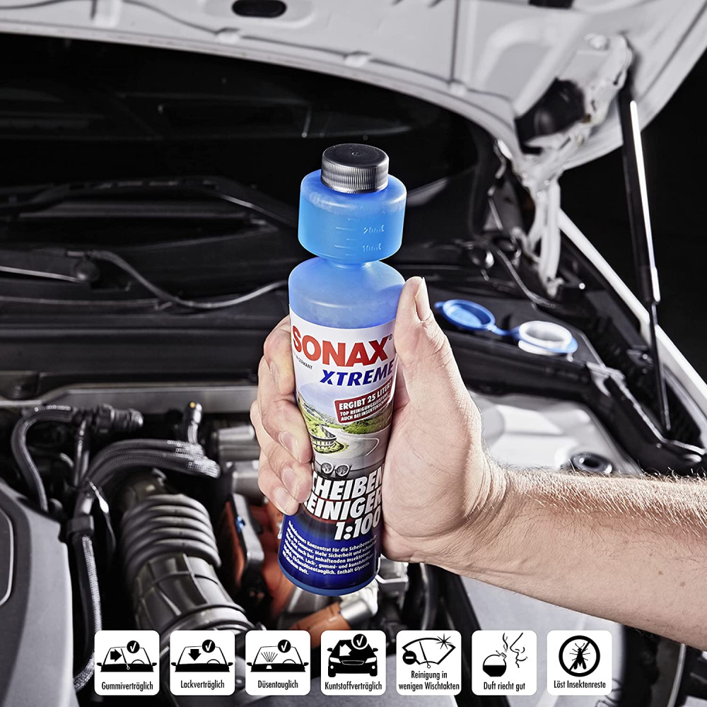 Концентрат омивача скла літній 1: 100 250 мл SONAX Xtreme Scheibenreiniger (271141)
