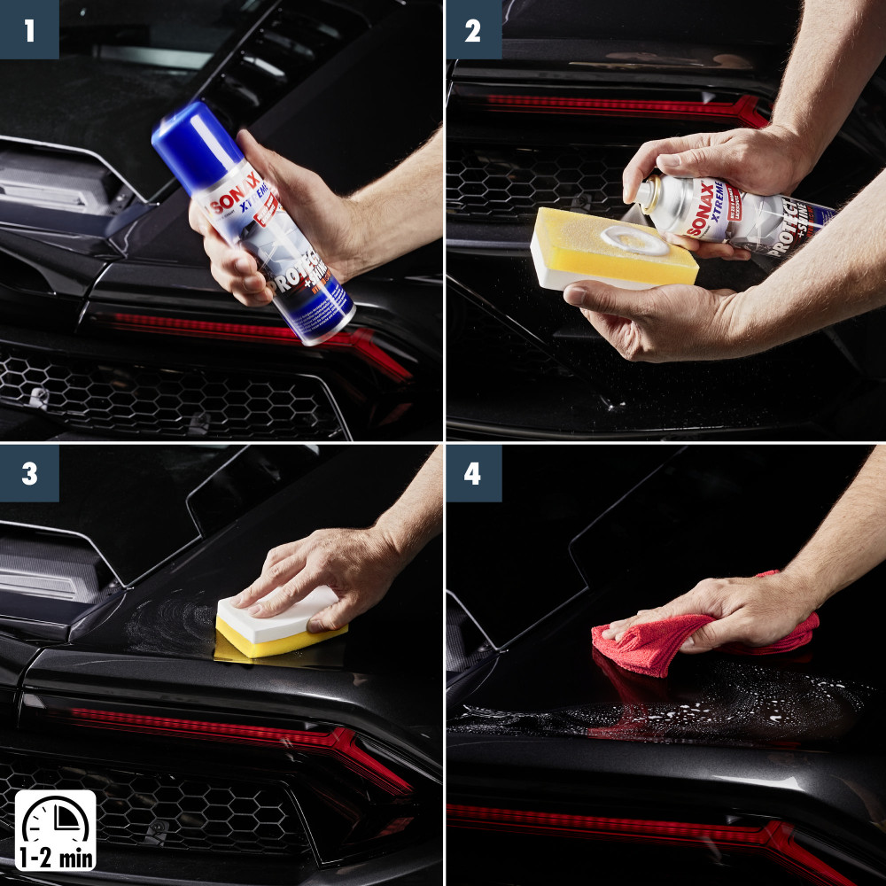 Захисне покриття для лакофарбових поверхонь Hybrid NPT 210 мл SONAX XTREME Protect + Shine (222100)