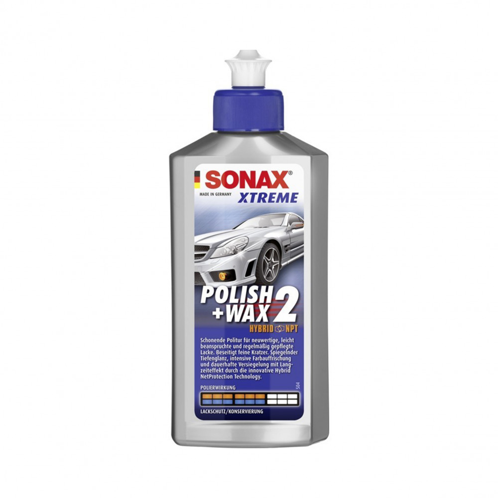 Поліроль з воском # 2 250 мл SONAX XTREME Polish + Wax 2 Hybrid NPT (207100)