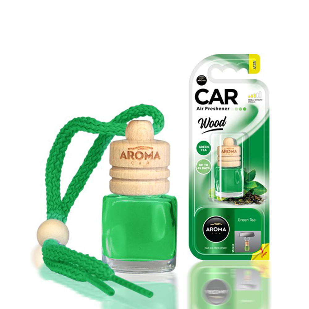 Автомобільний ароматизатор Aroma Car Wood - Green Tea 6 мл (631197)
