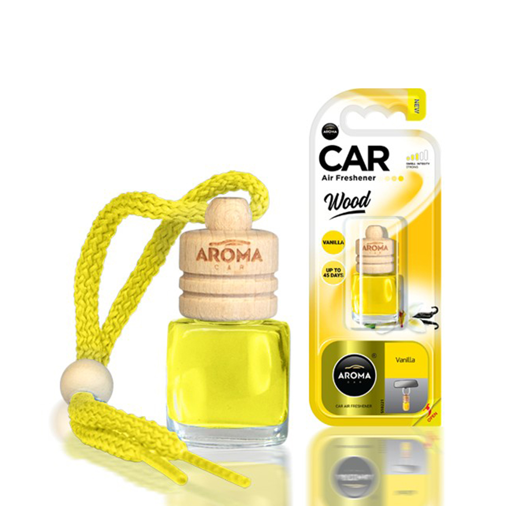 Автомобільний ароматизатор Aroma Car Wood - Vanilla 6 мл (631074)