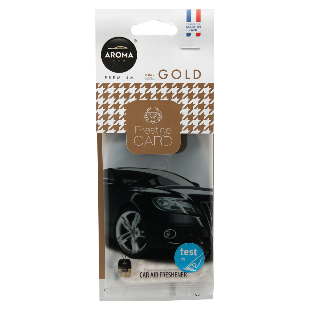 Автомобільний ароматизатор Aroma Car Prestige Card - Gold (926668)