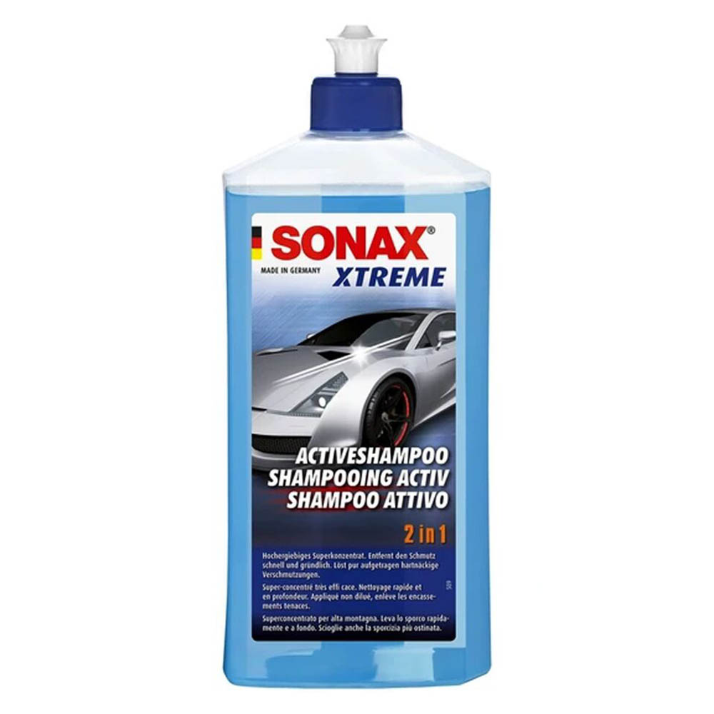 Автошампунь з активними компонентами 2 в 1 концентрат 500 мл SONAX XTREME ActiveShampoo 2 in 1 (214200)