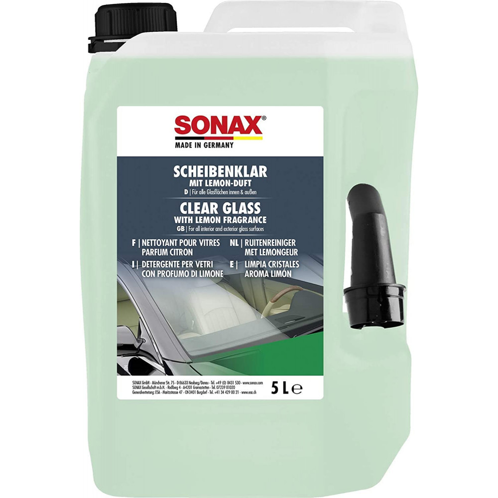 Очищувач скла 5 л SONAX Clear Glass - лимон (338505)