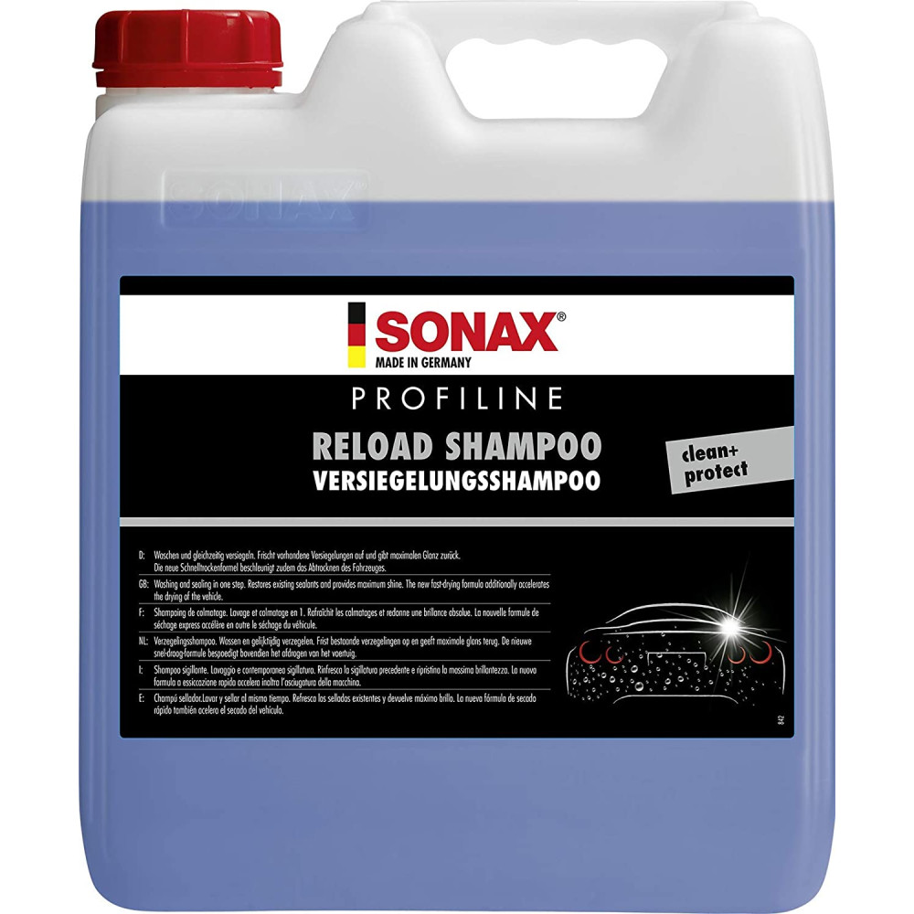 Автошампунь для миття і захисту кузова 10 л SONAX PROFILINE Reload Shampoo (615600)