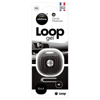 Автомобільний ароматизатор Aroma Car Loop Gel - Black (631135)
