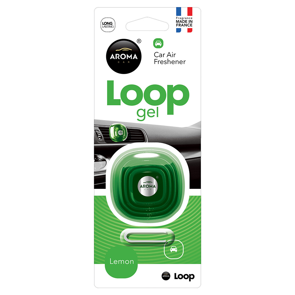 Автомобільний ароматизатор Aroma Car Loop Gel - Lemon (631166)