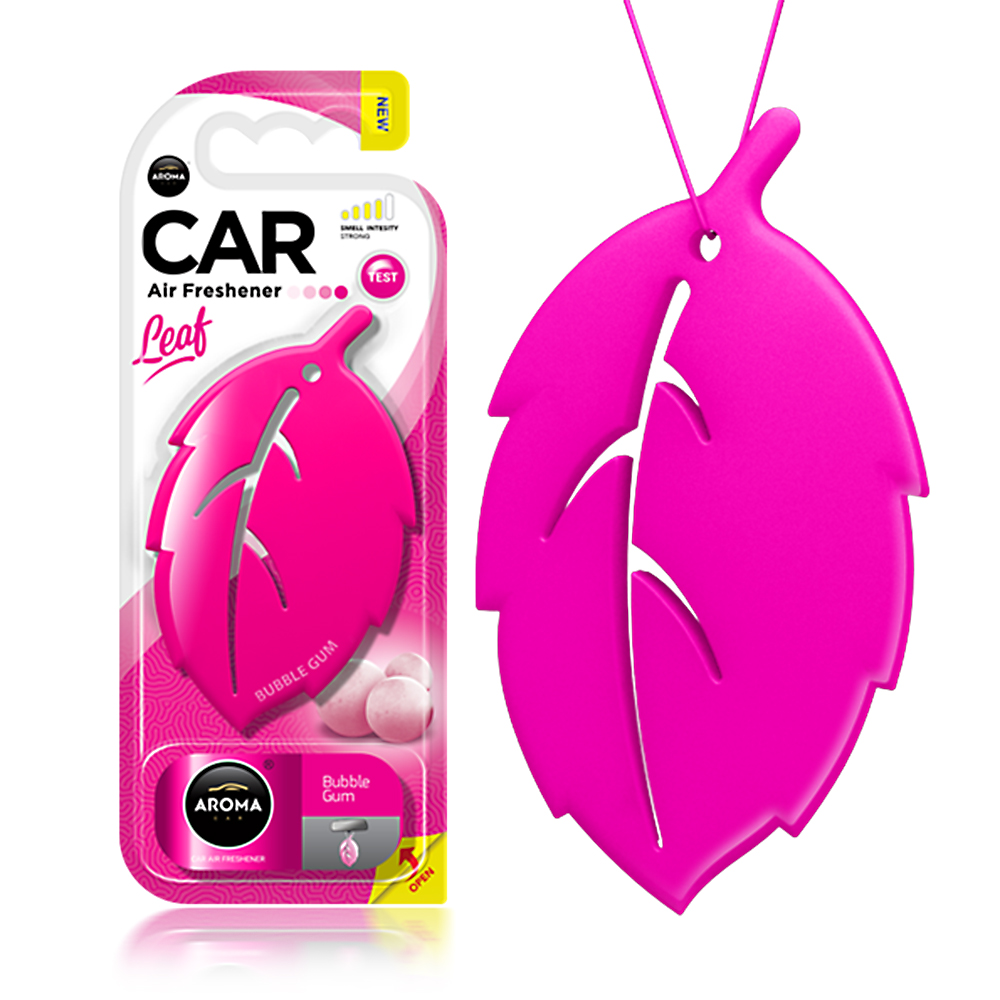 Автомобільний ароматизатор Aroma Car Leaf 3D - Bubble Gum (831242)