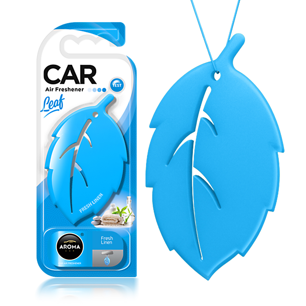 Автомобільний ароматизатор Aroma Car Leaf 3D - Fresh Linen (831266)
