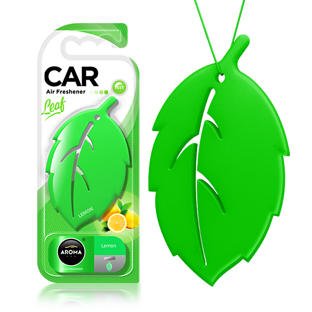 Автомобільний ароматизатор Aroma Car Leaf 3D - Lemon (831280)