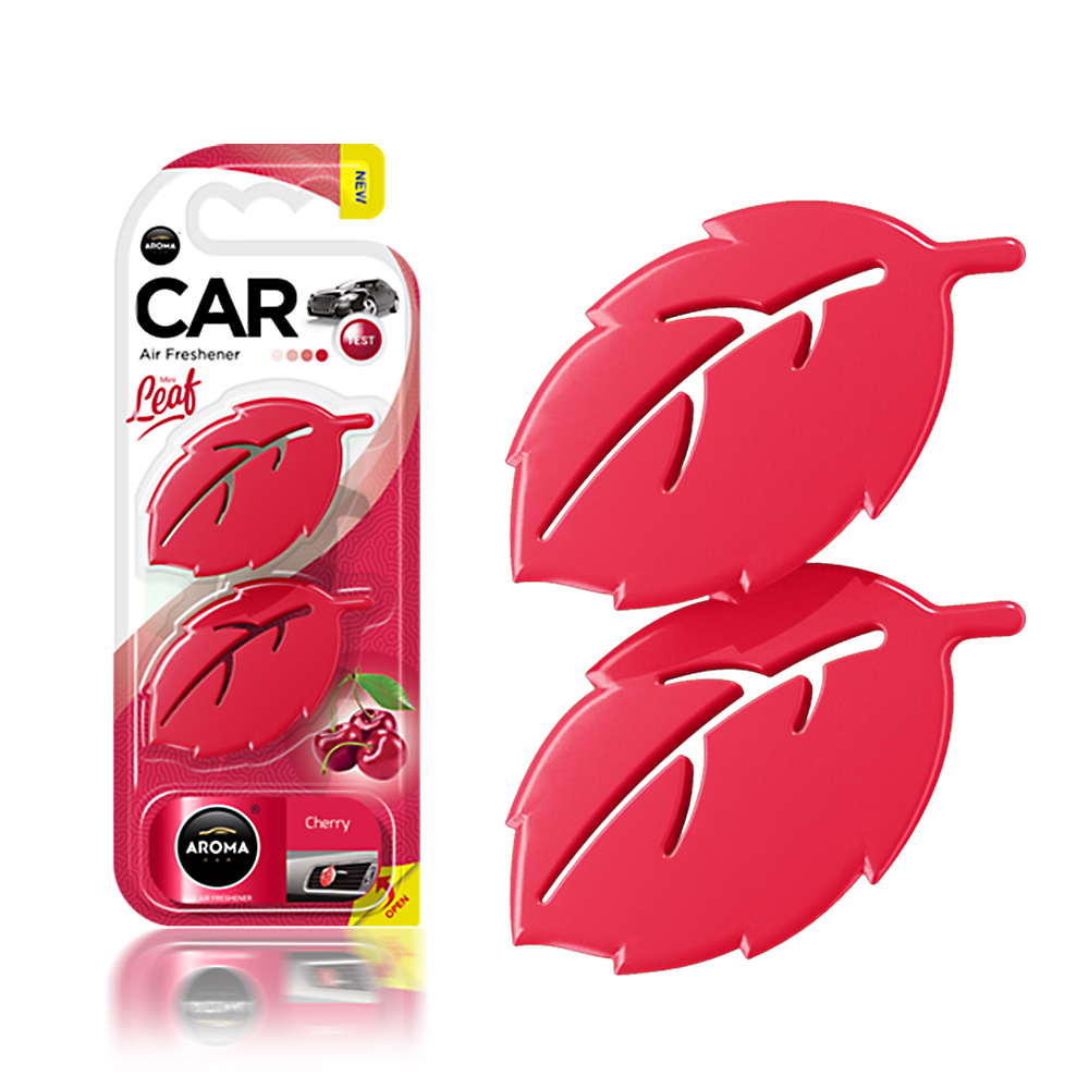Автомобільний ароматизатор Aroma Car Leaf 3D Mini - Cherry (831310)