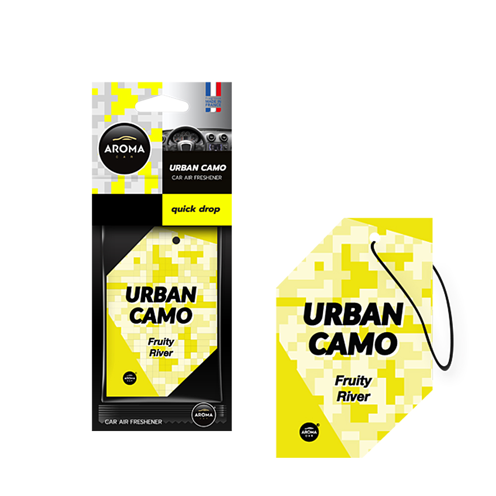 Автомобільний ароматизатор Aroma Car Urban Camo - Fruity River (831648)