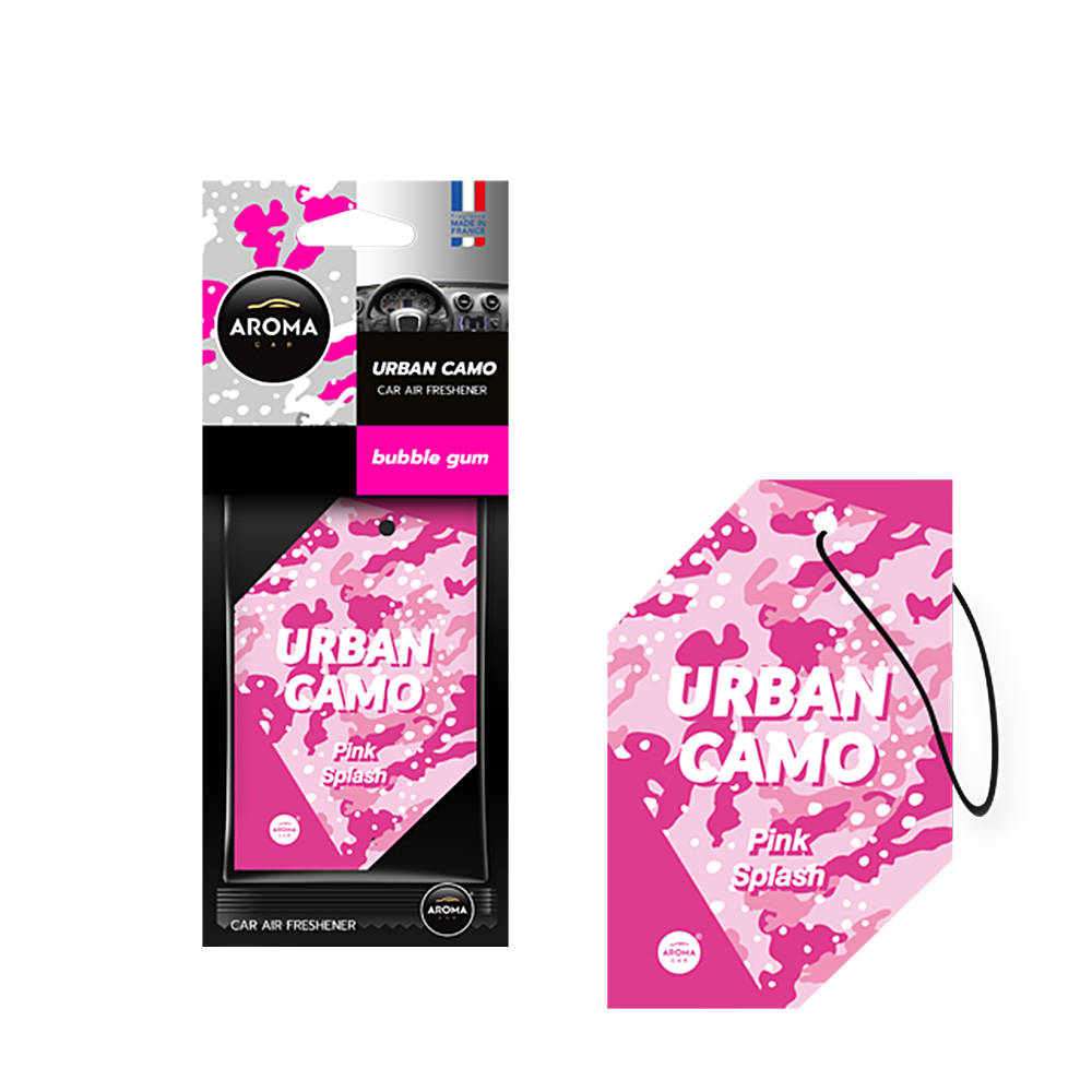 Автомобільний ароматизатор Aroma Car Urban Camo - Pink Splash (831679)