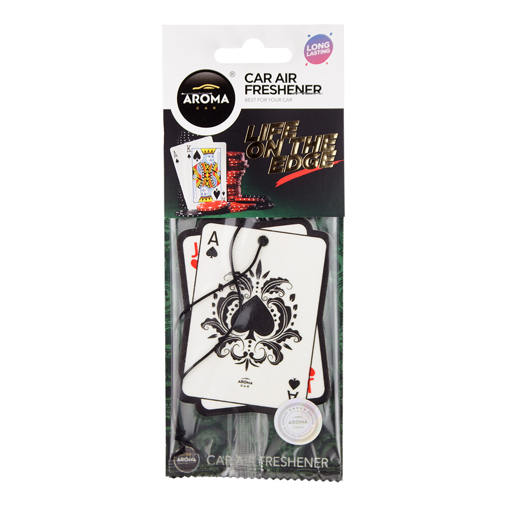 Автомобільний ароматизатор Aroma Car Life On the Edge -  Black Jack (832751)