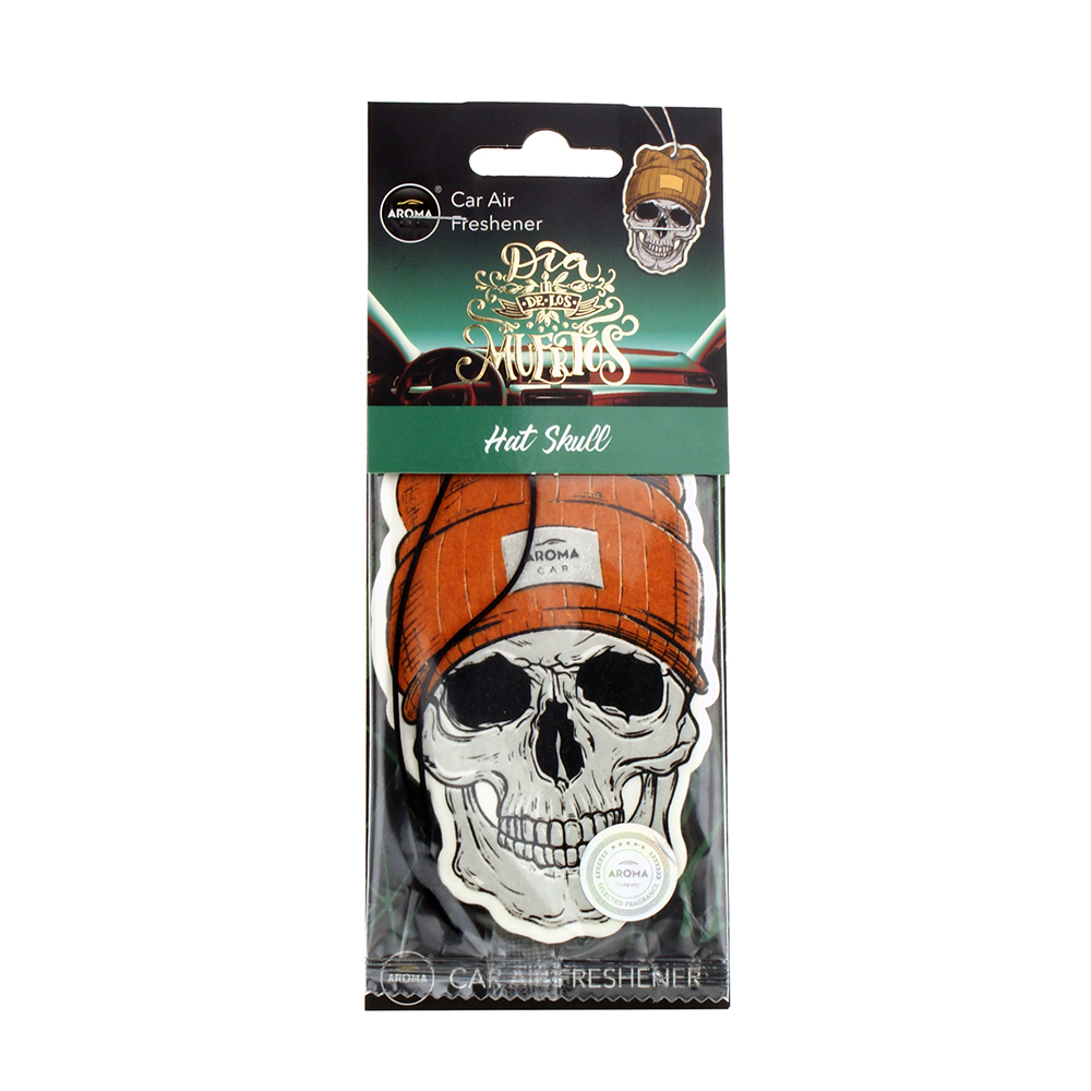 Автомобільний ароматизатор Aroma Car Dia De Los Muertos - Hat Skull (832782)