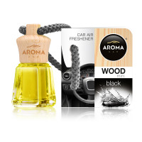 Автомобільний ароматизатор Aroma Car Wood Mini - Black 4 мл (921557)