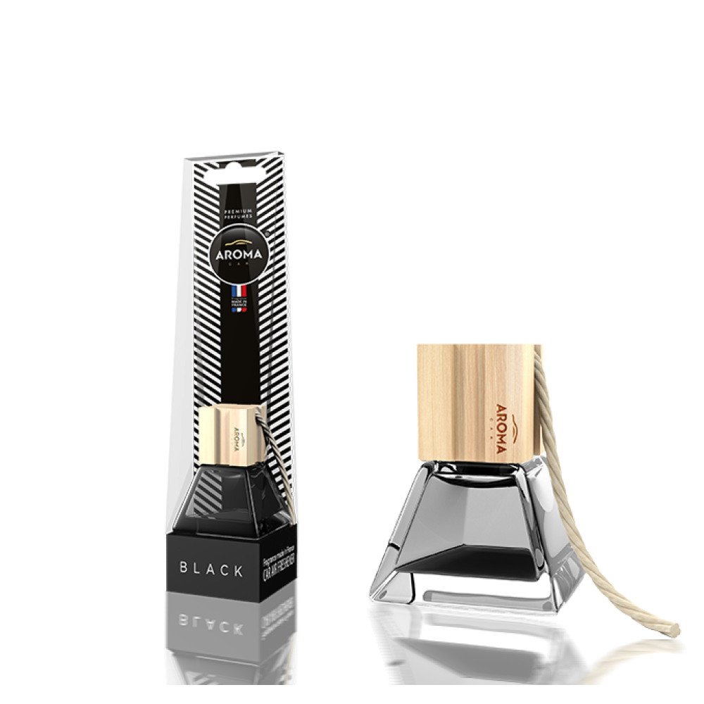 Автомобільний ароматизатор Aroma Car Prestige Wood - Black (925296)