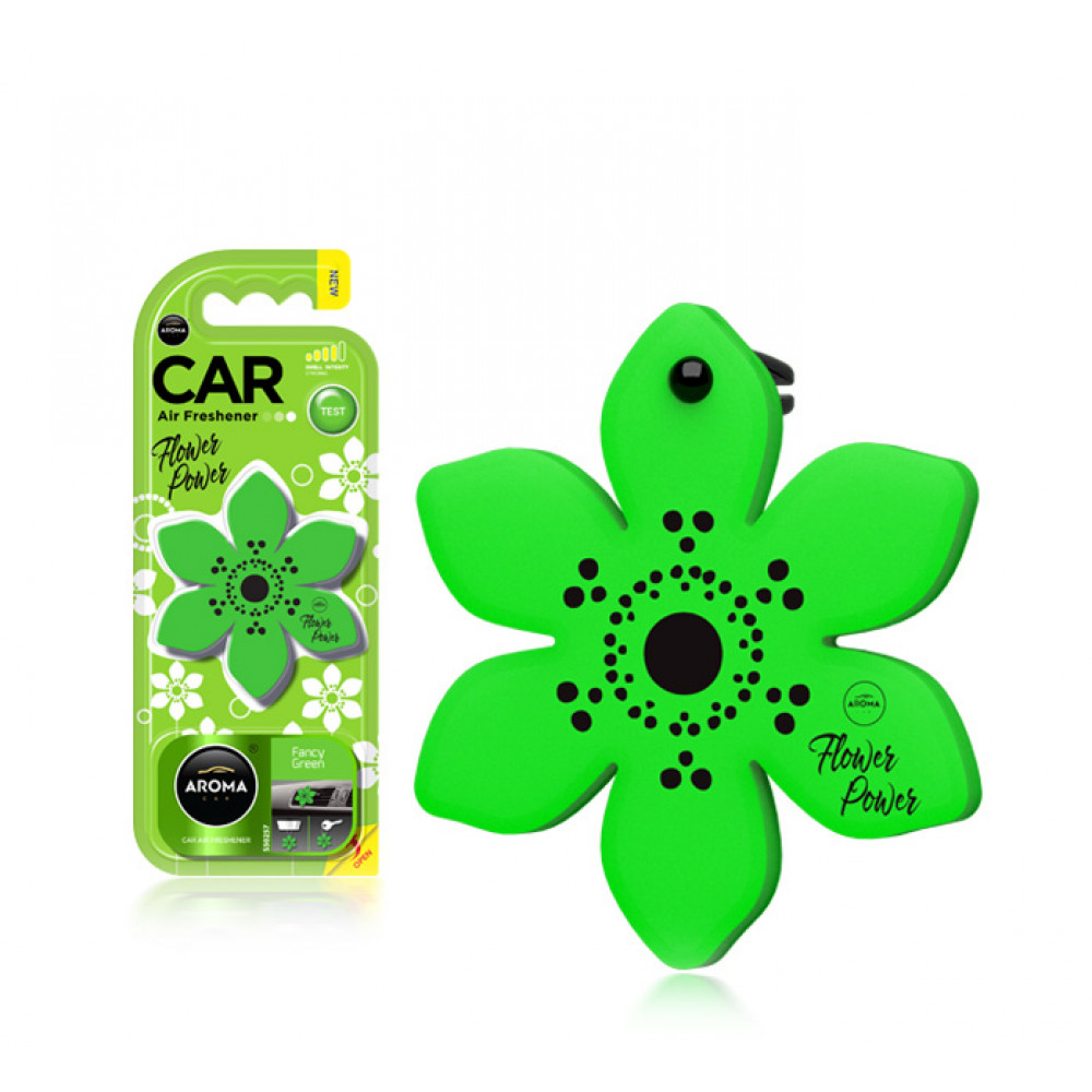 Автомобільний ароматизатор Aroma Car Flower - Fancy Green (925586)
