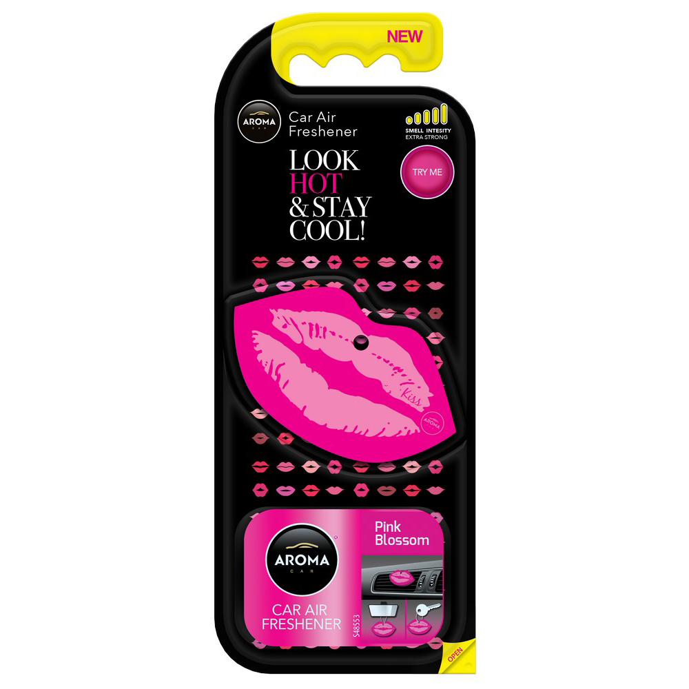 Автомобільний ароматизатор Aroma Car Lips - Pink Blossom (925593)