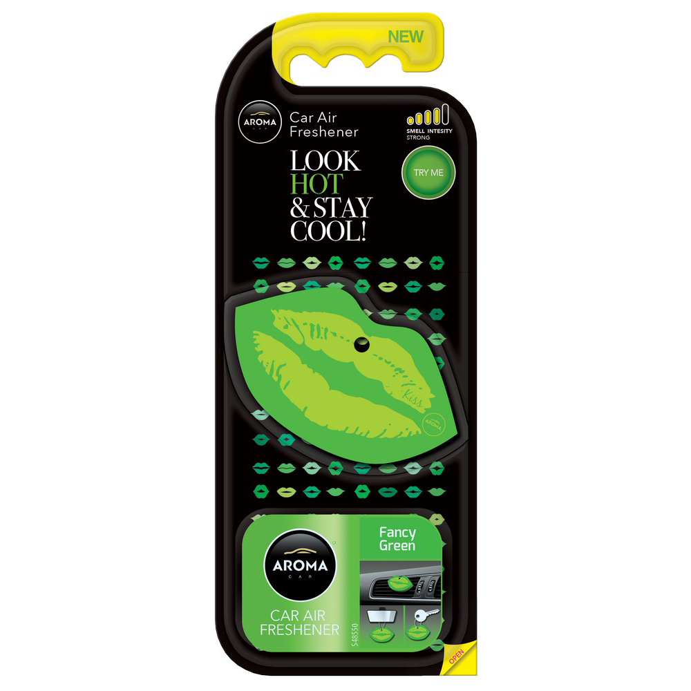 Автомобільний ароматизатор Aroma Car Lips - Fancy Green (925623)
