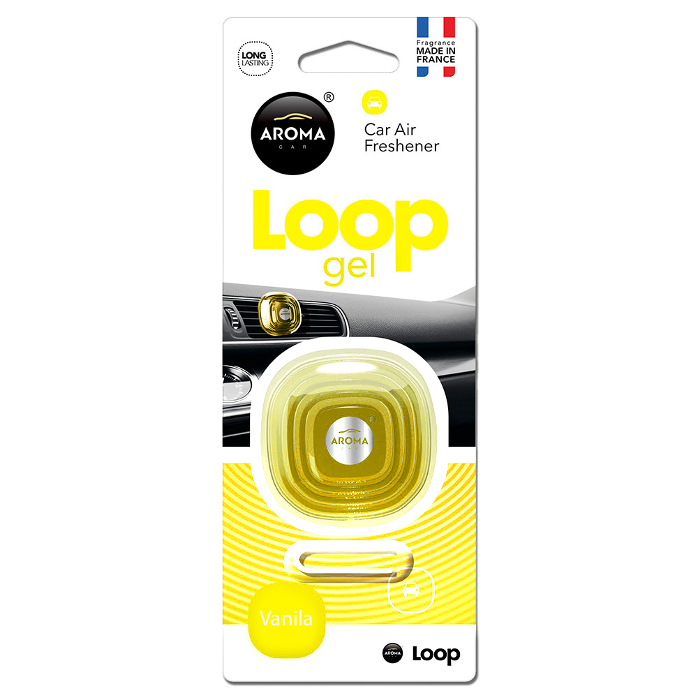 Автомобільний ароматизатор Aroma Car Loop Gel - Vanilla (925999)