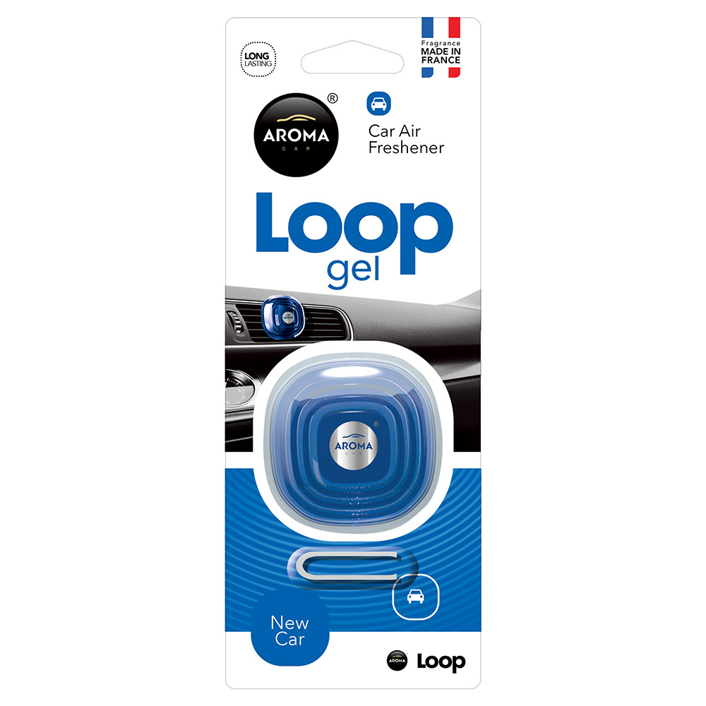 Автомобільний ароматизатор Aroma Car Loop Gel - New Car (928983)