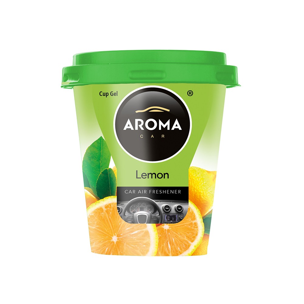 Автомобільний ароматизатор Aroma Car Cup Gel - Lemon (928754)