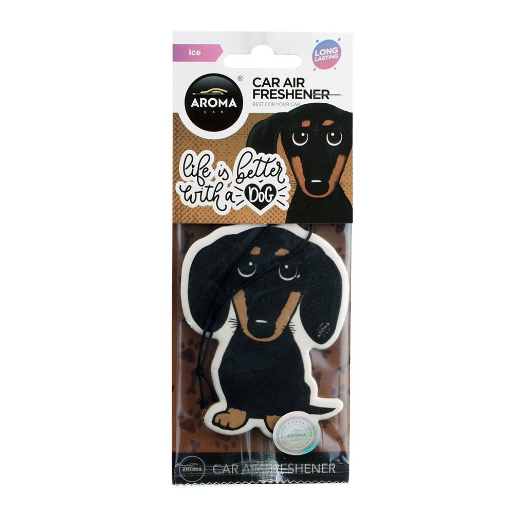 Автомобільний ароматизатор Aroma Car Sausage Dog - Ice (833949)